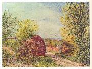 Alfred Sisley Weg in Veneux-Nadon im Fruhling oil